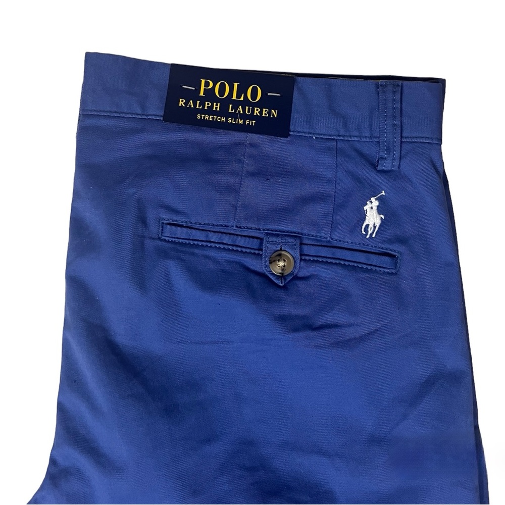Polo Ralph Lauren Blue Slim Fit Shorts NWT